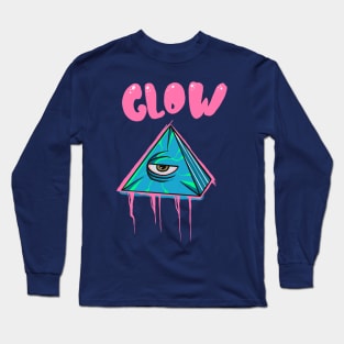 glow triangle Long Sleeve T-Shirt